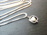 Sterling silver Tiny Heart necklace - Drake Designs Jewelry