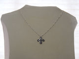 Recycled Silver Cross necklace artisan jewelry in fine silver and sterling silver - Drake Designs Jewelry