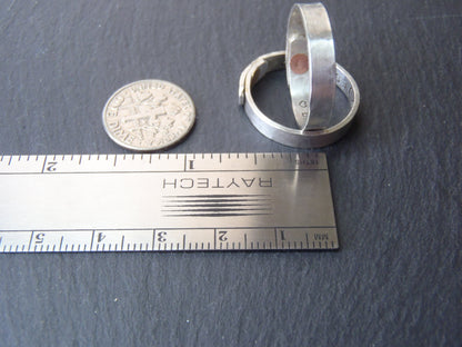 Sterling Silver Secret message ring Personalized With your message hidden - Drake Designs Jewelry