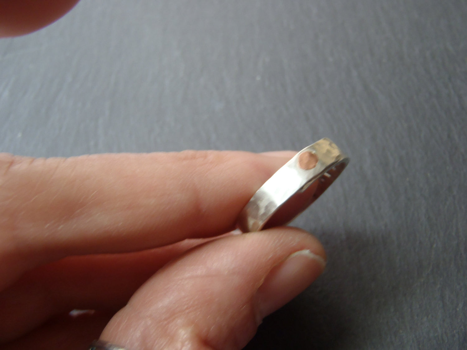 Sterling Silver Secret message ring Personalized With your message hidden - Drake Designs Jewelry
