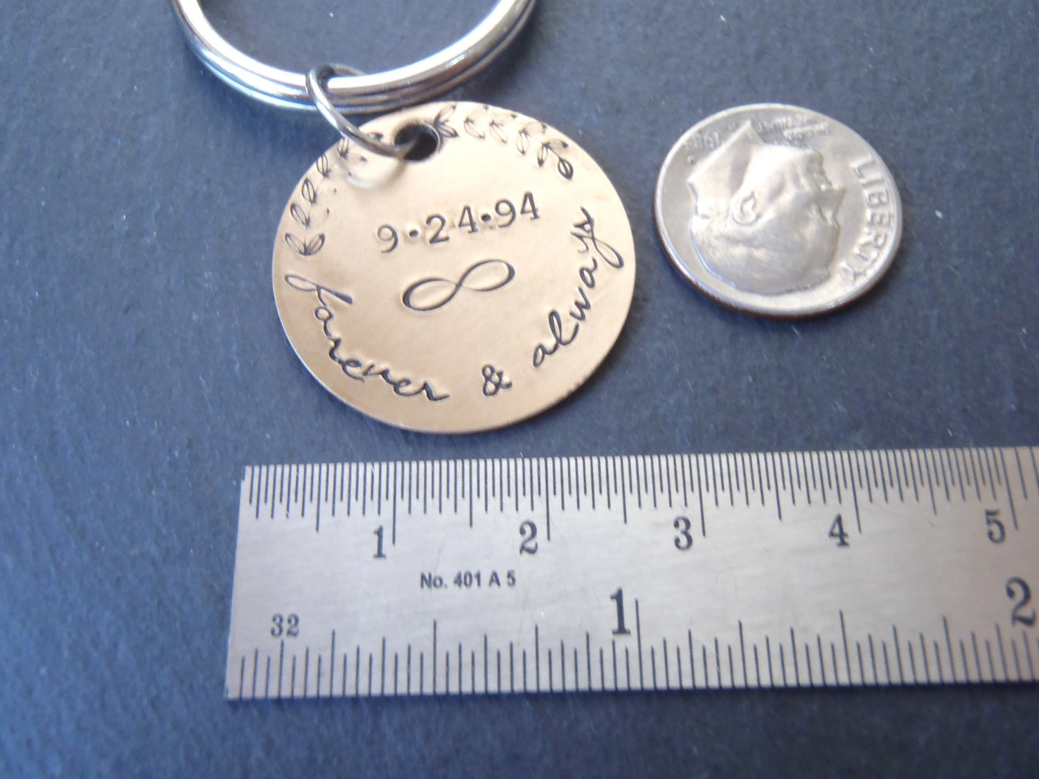 Personalized Bronze anniversary gifts for him her - 8th anniversary gift - Drake Designs Jewelry