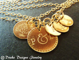 tree of life family necklace Gold filled personalized mom jewelry customized - Drake Designs Jewelry