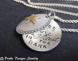 Sterling silver inspirational necklace star locket - Drake Designs Jewelry