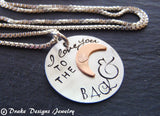 Sterling Silver I love you to the moon and back necklace - Drake Designs Jewelry