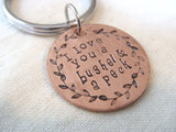 I love you a bushel and a peck keychain - Drake Designs Jewelry