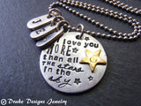 Star mom necklace - I love you more than all the stars in the sky - Drake Designs Jewelry