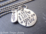 with brave wings she flies inspirational necklace - Drake Designs Jewelry