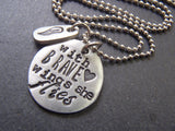 with brave wings she flies inspirational necklace - Drake Designs Jewelry