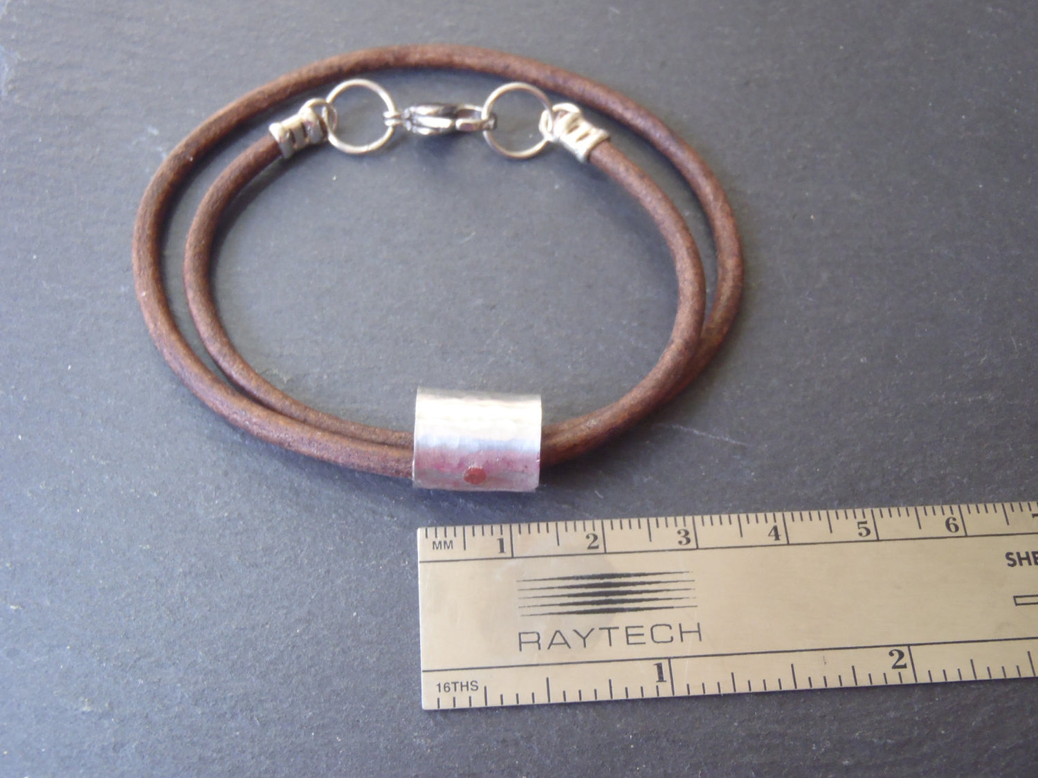Custom secret message bracelet with your words hidden inside - Drake Designs Jewelry