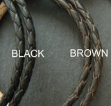 Latitude longitude leather bracelet for men or women personalized with custom coordinates - Drake Designs Jewelry