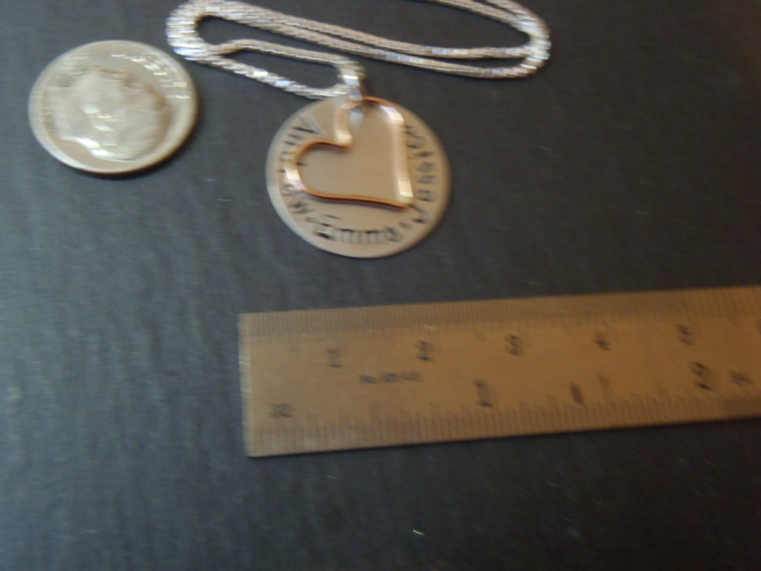 Sterling silver and rose gold fill mom necklace personalized with names - Drake Designs Jewelry