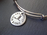 Let your light shine bracelet Christian jewelry - Drake Designs Jewelry