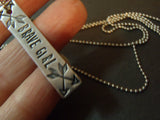 Motivational arrow Necklace - Brave girl - affirmation jewelry - Drake Designs Jewelry