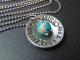 the world is your oyster graduation gift personalized necklace - Drake Designs Jewelry