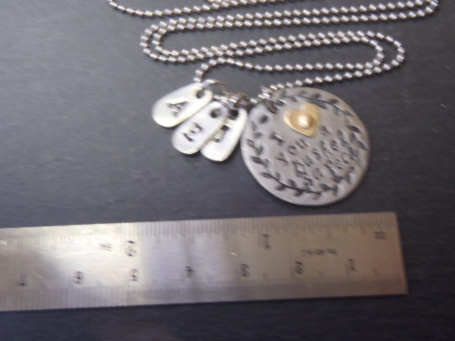 I love you a bushel and a peck necklace personalized for grandma or mom - Drake Designs Jewelry