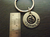 Photographer gift capture life keychain photography gifts - Drake Designs Jewelry