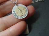 Personalized custom coordinate compass necklace - Latitude longitude jewelry - Drake Designs Jewelry