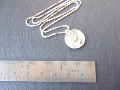 Sterling silver personalized name necklace gift for her - Drake Designs Jewelry