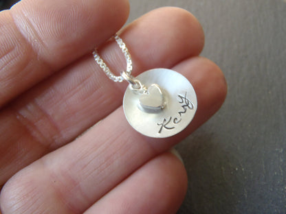 Sterling silver personalized name necklace gift for her - Drake Designs Jewelry